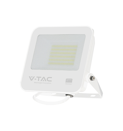 50W LED-strålkastare - IP65, vit, arbetslampa, Samsung-chip, 6500K, grått frostat glas