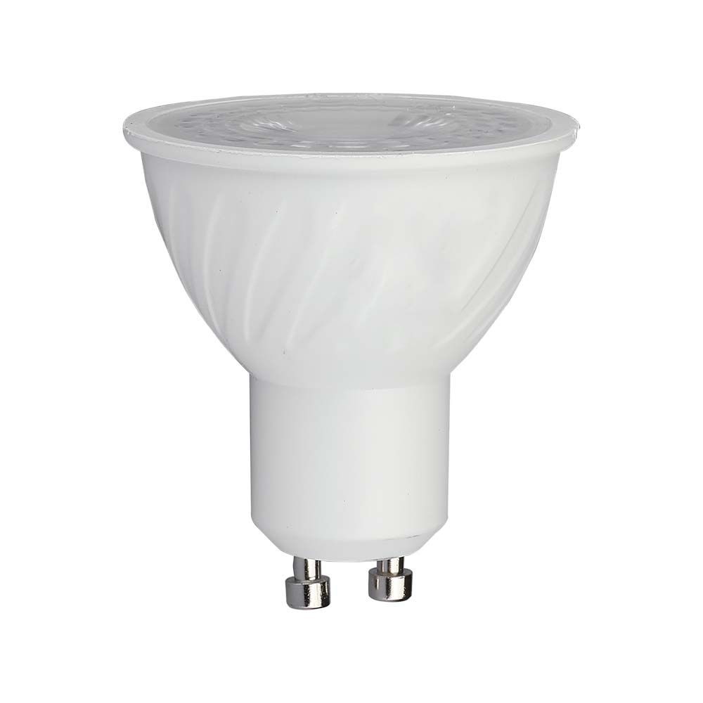 6w Gu10 Plast Spotlight Med Lins Samsung Chip 4000k. Kulör : Neutral