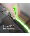 121 LED Strip Ljus 10.5W/m - Grön, 10m/rulle, 220V, IP65
