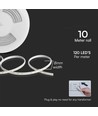 10m 10,5W/m Plug & Play LED strip - 1100lm/m, IP65, 4000K, 120 LED per meter