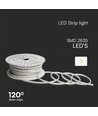 121 LED Strip Light 10,5W/m - Blå, 50m/rulle, 220V, IP65.