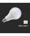 20W LED lampa E27 - A80, 200 graders spridning