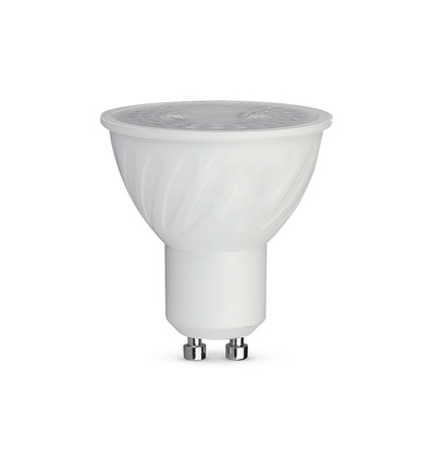 6W GU10 - Plast Spotlights, 6500K, 38D.