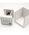 LEDlife CUBIC 6W væglampe - Vit, firkantet, op/ned, justerbar, inde / ude, IP65, inkl. lyskilde