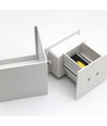 6W CUBIC vägglampa - IP65, vit, fyrkantig, upp/ner, justerbar, inomhus/utomhus, inkl. ljuskälla