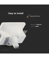 GU10 gips GU10 inbyggnad - Downlight, spot, kvadratisk, vit