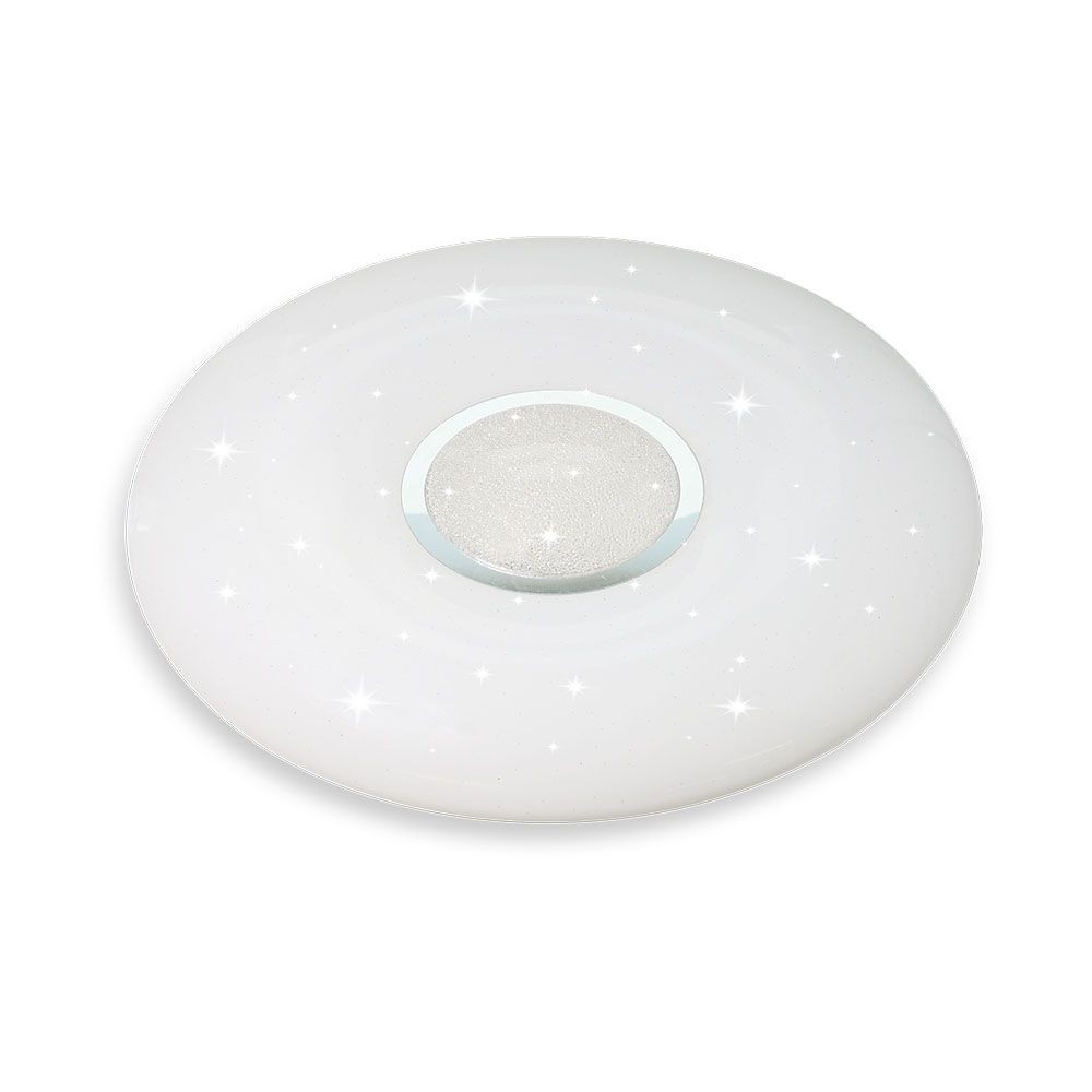 Led Designer Taklampa 40w Fjarrkontroll Cct Vaxling Dimbar Runt Hölje Dimbar : Via Fjarrkontroll Kulör : 3 I 1