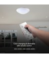 LED Designer Dome Light - 20W/40W/20W, Fjärrkontroll, Phantom Cover, Dimbar