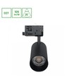 Svart 16W skenspot 3i1 - CCT, spridning 25°, 3-fas, Spectrum