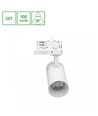 Vit 8W skenspot 3i1 - CCT, spridning 25°, 3-fas, Spectrum