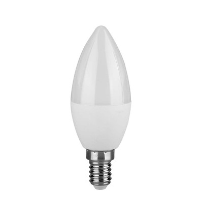 E14 6,5W LED kronljus - 600lm, plast, 3000K