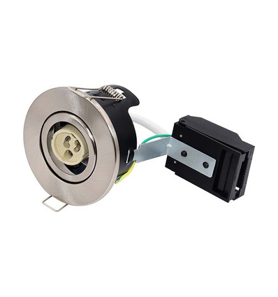 V-Tac downlight - GU10, satin nickel, IP20