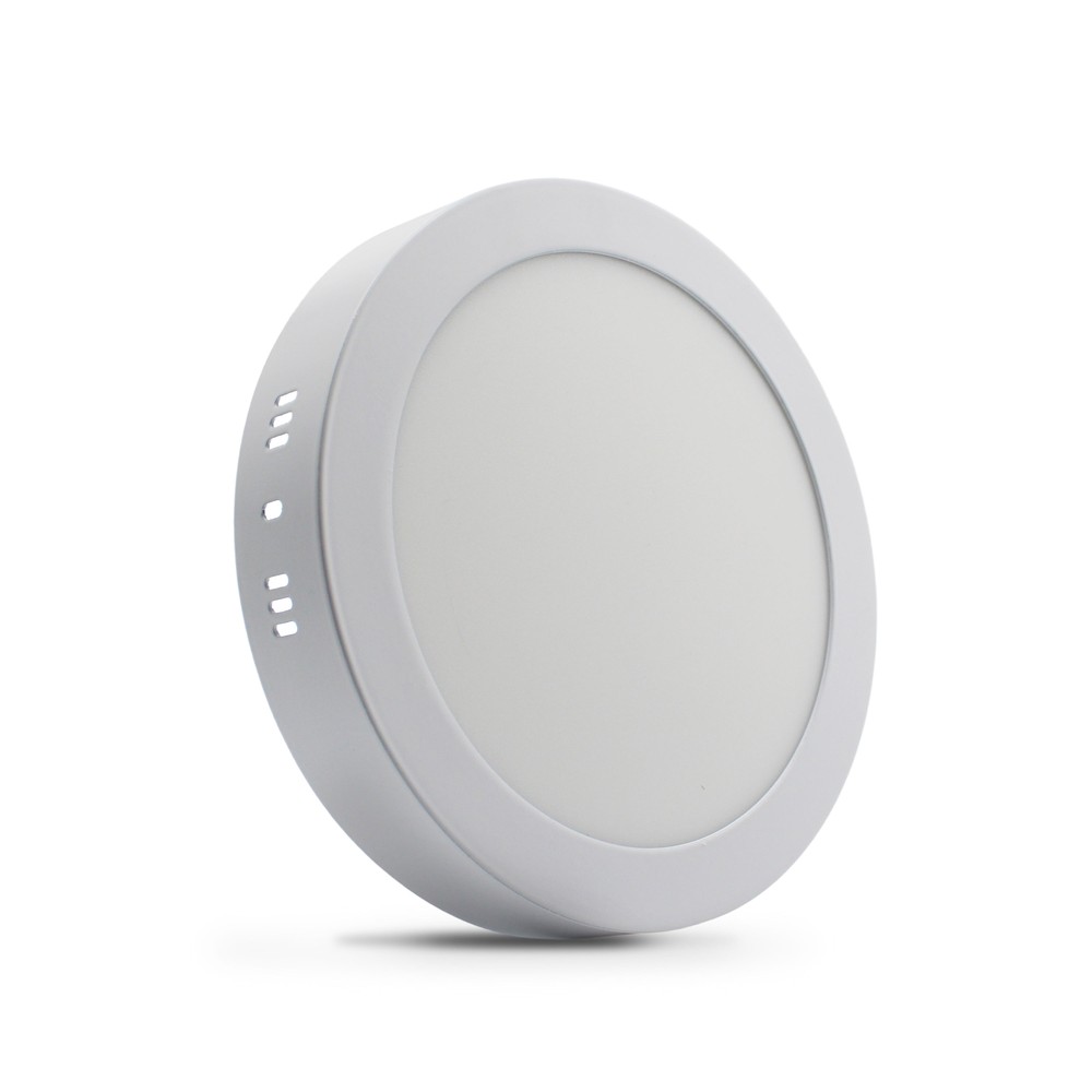 18w Dimbar Led Taklampa Ø22 5cm Höjd: 3 9cm Vit Kant Inkl. Ljuskalla Dimbar : Dimbar Kulör : Neutral