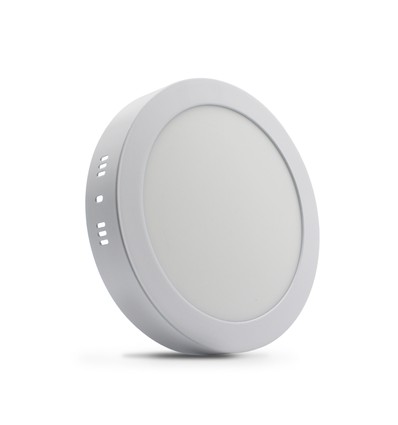 18W dimbar LED-taklampa - Ø22,5cm, höjd: 3,9cm, vit kant