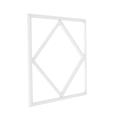 Hexagon Diamant LED Panel 60x60 - 60W, 6000lm, vit kant