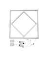 Hexagon Diamant LED Panel 60x60 - 60W, 6000lm, vit kant