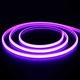 5m 11,5W/m Lila Neon COB strip - 230V, IP67 vattentät, 288 LED, Kan klippas var 10:e cm