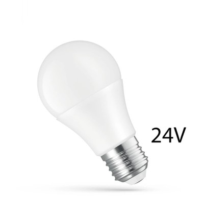 24V, E27 LED lampa, 10W - AC/DC, Spectrum