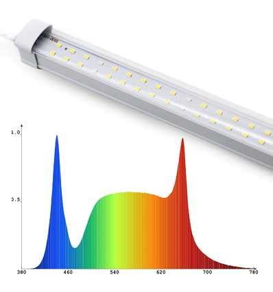 LEDlife Max-Grow 2.0 30W växtarmatur - 120cm, 30W LED, fullt spektrum (Vitt ljus), IP65