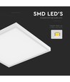 36W LED Panel - 2i1, 595x595mm, 4000K, 120lm/W