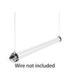Dura66 60W LED armatur - 150 cm, IP66, länkbar, IK10, 150lm/W