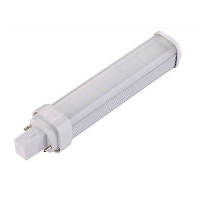 LEDlife G24Q LED lampa - 7W, 120°, varmvitt, matt glas