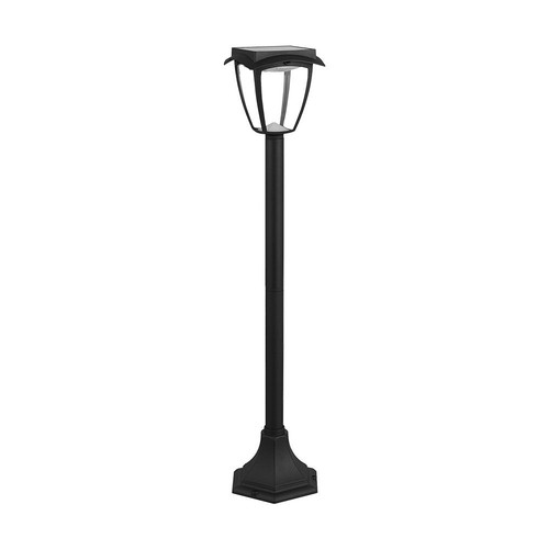LED solcellgräsbelysning - 3000K+6000K, matt svart hus