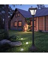 2W Solara LED trädgårdslampa med solcell och sensor - IP65, 93cm, CCT