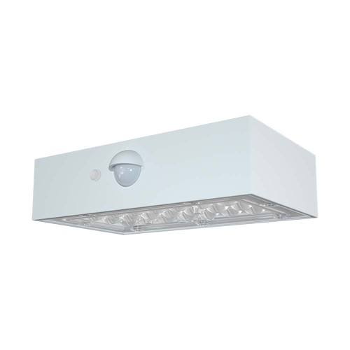 3W LED Solcell Vägglampa - Tegelsten 350lm Litiumbatteri 3.7V 1200mAh 4000K+3000K Vit