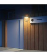 3W LED Solcell Vägglampa - Tegelsten 350lm Litiumbatteri 3.7V 1200mAh 4000K+3000K Vit