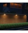 3W LED Solcell Vägglampa - Tegelsten 350lm Litiumbatteri 3.7V 1200mAh 4000K+3000K Vit