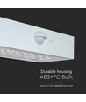 3W LED Solcell Vägglampa - Tegelsten 350lm Litiumbatteri 3.7V 1200mAh 4000K+3000K Vit
