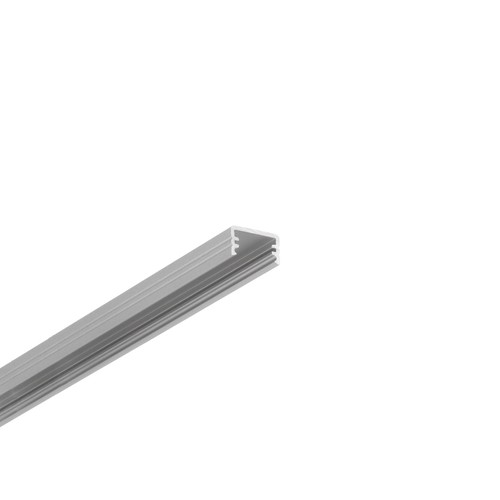 2m aluminiumprofil SLIM8 AC2/Z - Anodiserad, utanpåliggande, LED-skena