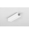 2m aluprofil SMART16 BC3/U4 - Vitlackerad, utanpåliggande, LED skena
