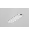 2m aluminiumprofil SURFACE10.V2 BC/U - Vitlackerad, utanpåliggande, LED-skena