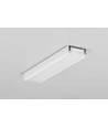 1m aluprofil SURFACE14 EE7F/TY - Vitlackerad, påbyggnad, LED-skena