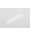 1m aluprofil SURFACE14 EE7F/TY - Vitlackerad, påbyggnad, LED-skena