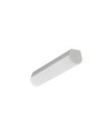 1m aluprofil UNI12 BCD/U - Anodiserad, utanpåliggande, LED skena
