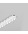 2m aluprofil UNI12 BCD/U - Vit lackerad, utanpåliggande, LED-skena