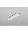 2m aluprofil UNI14 BC3/Y - Vitlackerad, utanpåliggande, LED-skena