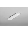 2m aluprofil UNI14 BC3/Y - Vitlackerad, utanpåliggande, LED-skena