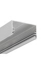 2m aluprofil LOWI C10 - Anodiserad, utanpåliggande, LED skena