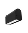 2m aluprofil NAMI23 CD-9 - Svart anodiserad, utanpåliggande, LED-skena