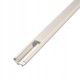 PVC hörnprofil 15x15 till LED strip - 1 meter, vit, inkl. mjölkvitt cover