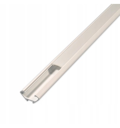 PVC hörnprofil 15x15 till LED strip - 1 meter, vit, inkl. mjölkvitt cover