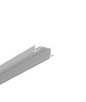 2m alu-profil DIAGONAL10 C - Anodiserad, infälld, LED-skena