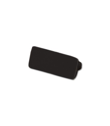 Ändstycken för PVC profil 16x7 - 2 st, svart
