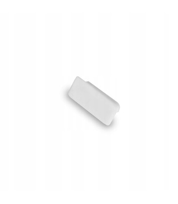 Ändstycken för PVC profil 16x7 - 2 st, vit