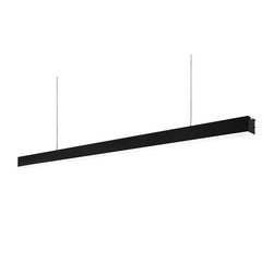 LED takpendel LED linjär taklampa svart - 40W, tak- eller vajermontering, 120 cm