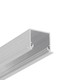 2m aluprofil LINEA-IN20 EE7F/U7 - Obehandlad aluminium, inbyggd, LED skena